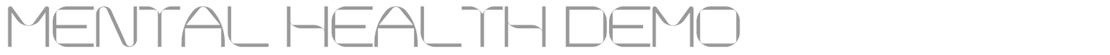 Mental Health font preview